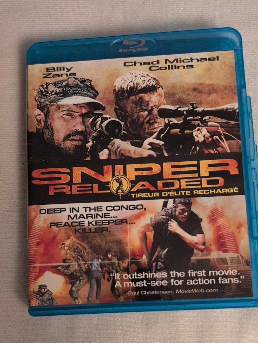 Sniper: Reloaded Blu-ray Bilingual Chad Michael Collins